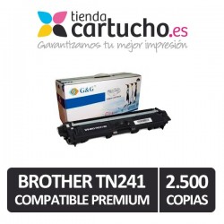 Cartuchos de TONER COMPATIBLE para Brother MFC-9140CDN Negro TN241, TN241BK