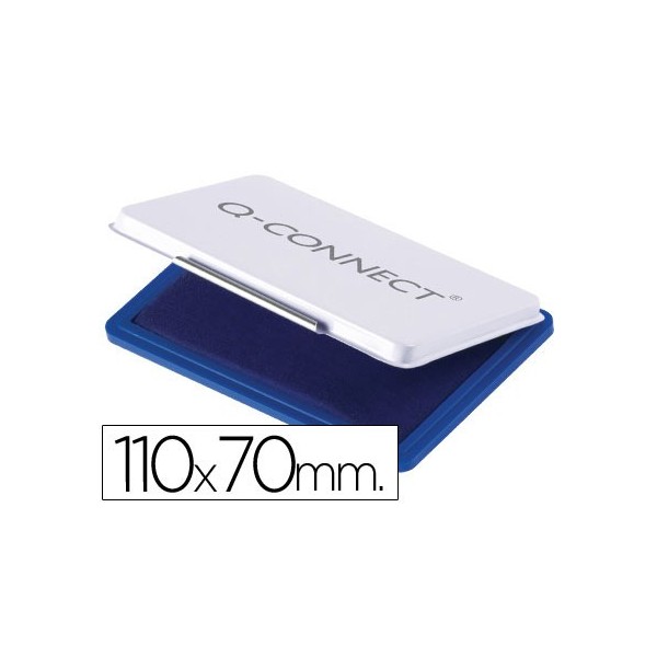 Tampon q-connect 110x70 mm azul