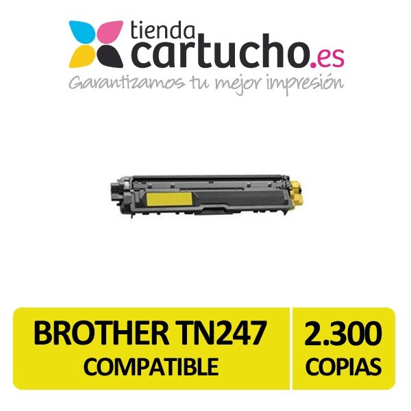 Cartucho de toner Brother TN247 / TN243 compatible Amarillo