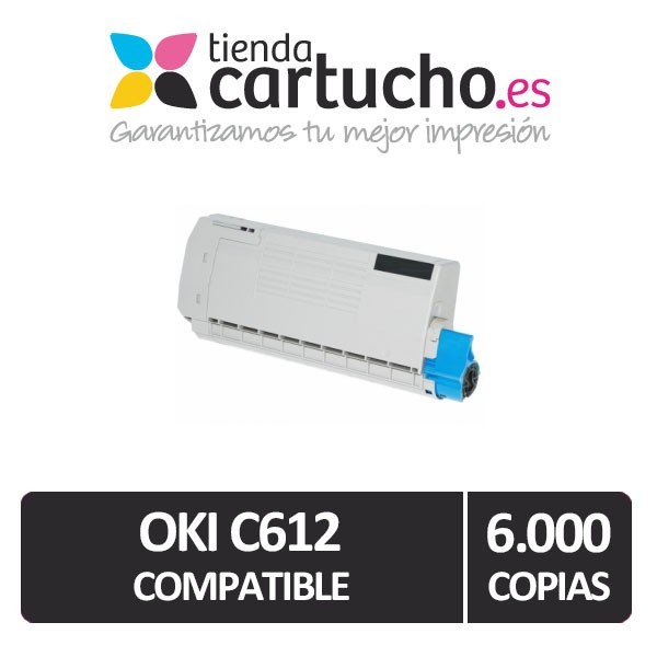 Toner OKI C612 Compatible Negro