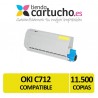 Toner OKI C712 Compatible Amarillo