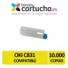 Toner OKI C831 / C841 Compatible Amarillo