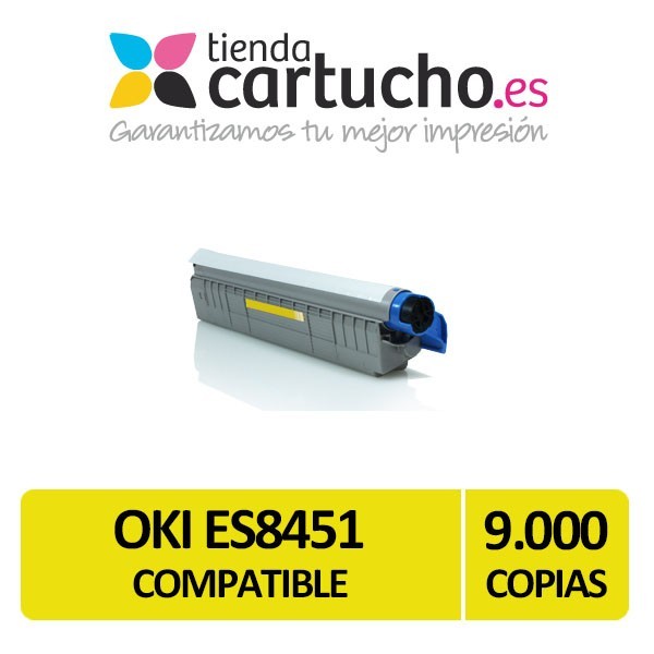 Toner OKI ES8451 Compatible Amarillo