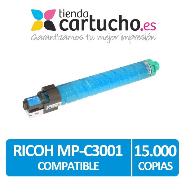 Toner Ricoh MP-C3001 Compatible Cyan