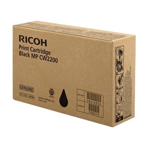 Original - Ricoh Aficio MP-CW2200SP Negro Cartucho de Tinta - 841635/MP CW2200BK