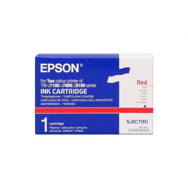 Original - Epson SJIC7 Rojo Cartucho de Tinta - C33S020405