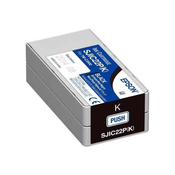 Original - Epson SJIC22P Negro Cartucho de Tinta - C33S020601/SJIC22P(K)