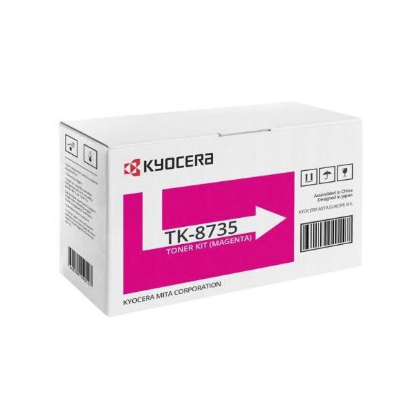 Original - Kyocera TK8735 Magenta Cartucho de Toner - 1T02XNBNL0/TK8735M