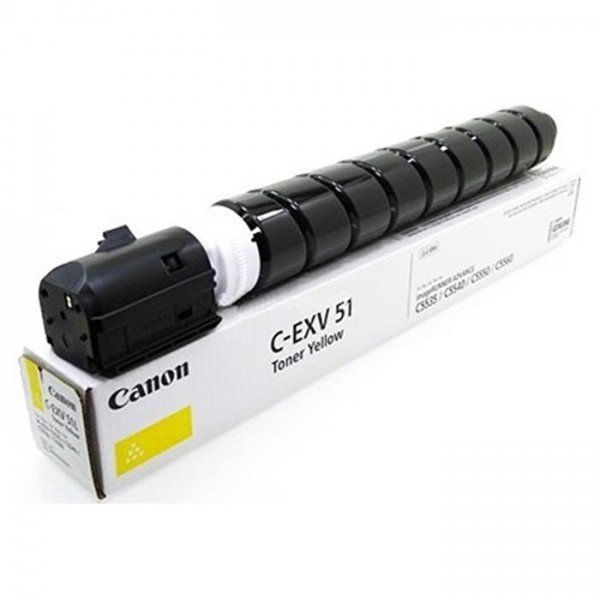 Original - Canon CEXV51 Amarillo Cartucho de Toner - 0484C002