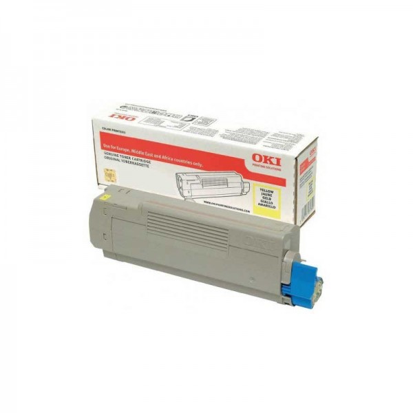 Original - OKI C833/C843 Amarillo Cartucho de Toner - 46443101