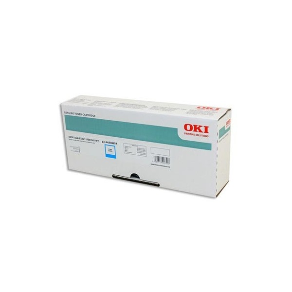 Original - OKI Executive ES7411/ES3032 Cyan Cartucho de Toner - 44318619