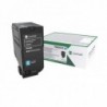 Original - Lexmark CS727/CS728/CX727 Cyan Cartucho de Toner - 75B20C0