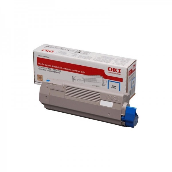 Original - OKI C712 Cyan Cartucho de Toner - 46507615