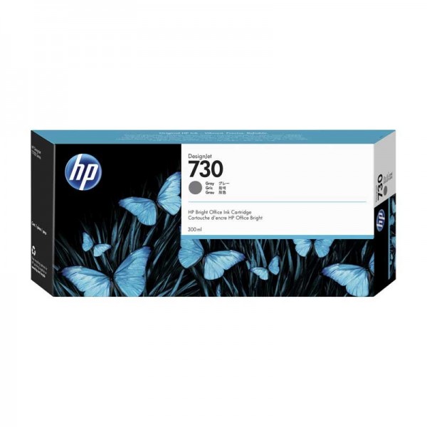 Original - HP 730 Gris Cartucho de Tinta - P2V72A