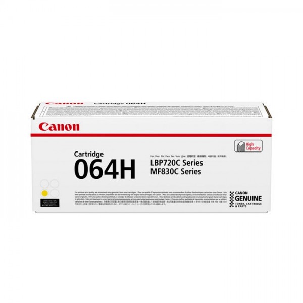 Original - Canon 064H Amarillo Cartucho de Toner - 4932C001