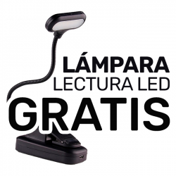 LÁMPARA LECTURA LED GRATIS...