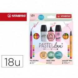 SET Stabilo Pastel LOVE...