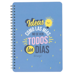 Libreta A5 "Ideas como las...