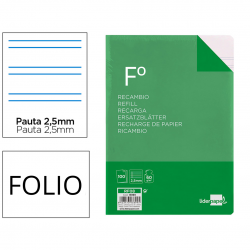 Recambio Liderpapel FOLIO...