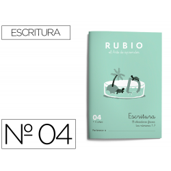 Cuaderno RUBIO 04 + 4 años...