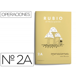 Cuaderno RUBIO 2A + 6 años...