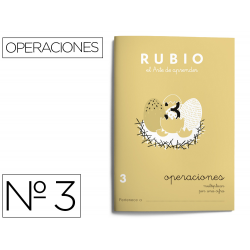 Cuaderno RUBIO 3 + 6 años...