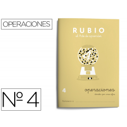 Cuaderno RUBIO 4 "Operaciones"