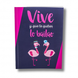 Libreta pequeña "VIVE y que...