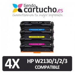 Pack 4 Toner HP W2130/1/2/3...