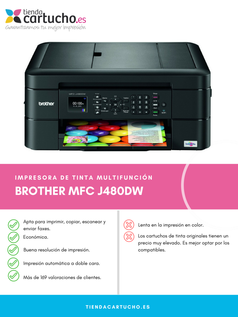 Descubre la Brother MFC J480DW